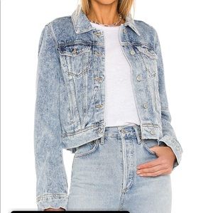 Free people denim jacket size small